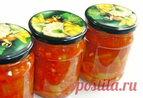 Кабачки, жареные в томатном соусе, на зиму - пошаговый кулинарный рецепт на Повар.ру
