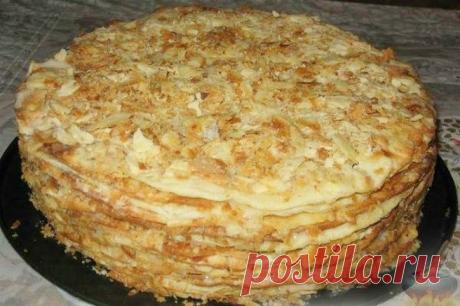 Наткнулась на этот рецепт случайно и теперь готовлю «Наполеон» только на сковороде | Кулинарушка - Вкусные Рецепты