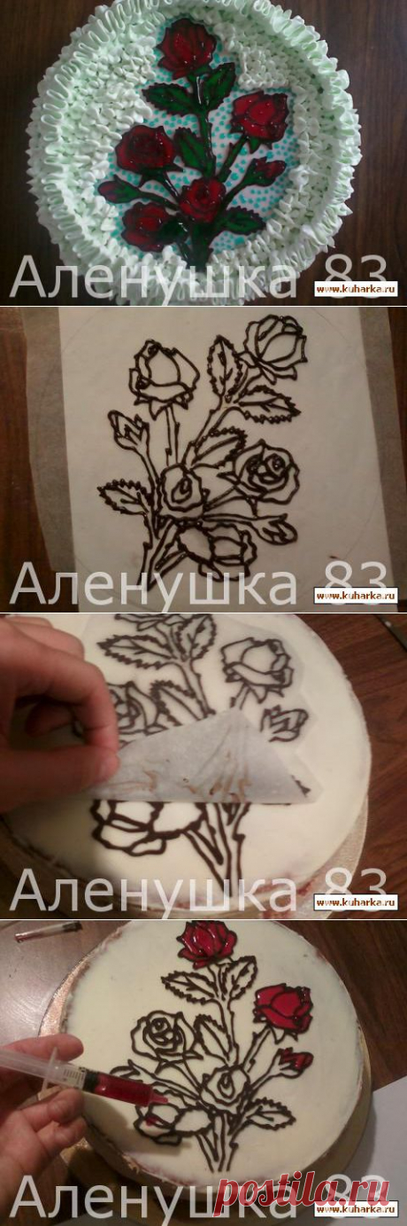 Рецепт: Аппликация-разукрашка из желе