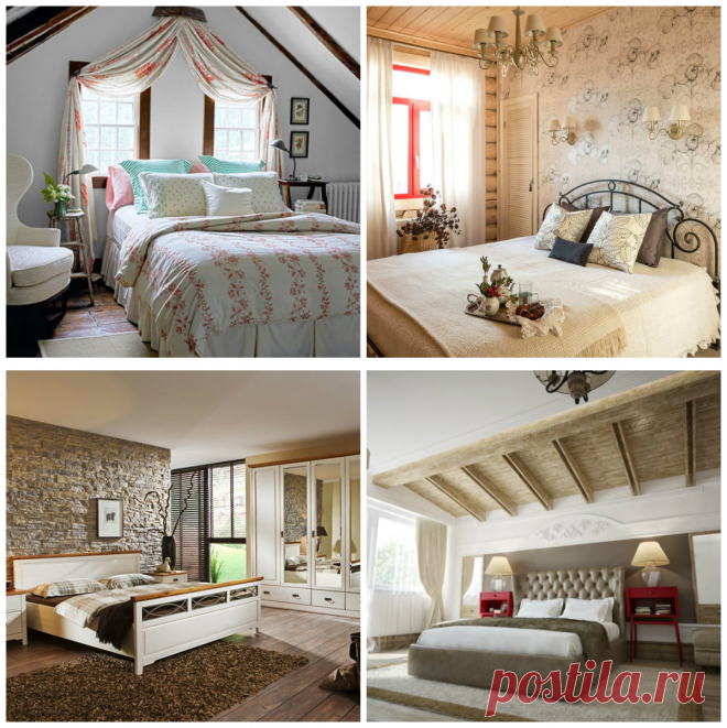 Country style bedroom: characteristics and features of country bedroom