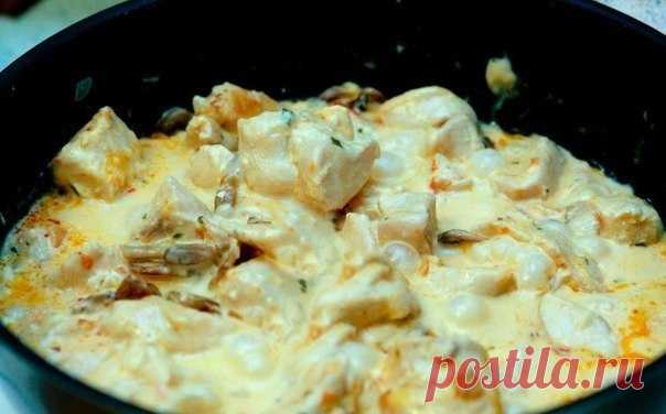 КУРИНОЕ ФИЛЕ В СЫРНОМ СОУСЕ  / Западло