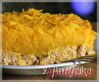 У Аннушки: Запеканка с мясом и тыквой.
