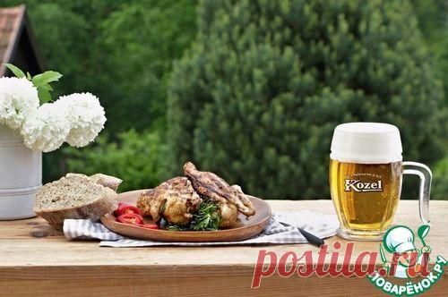 Курица в цитрусово-пивном маринаде - кулинарный рецепт