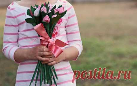 Букеты из конфет своими руками с пошаговыми фото