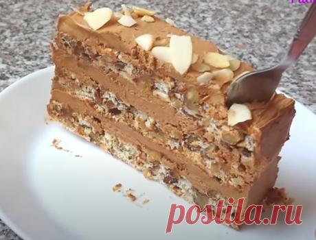 Очень вкусный и красивый торт без муки Даже без муки можно сделать не только вкусный, но и очень красивый торт, который украсит собой праздничный стол. Для приготовления вам потре...