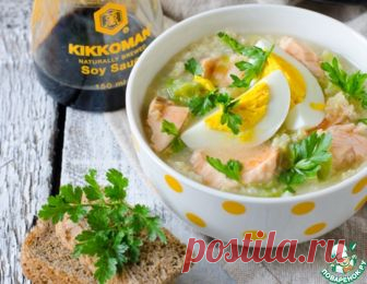 Пшенный суп с семгой и молодой капустой – кулинарный рецепт