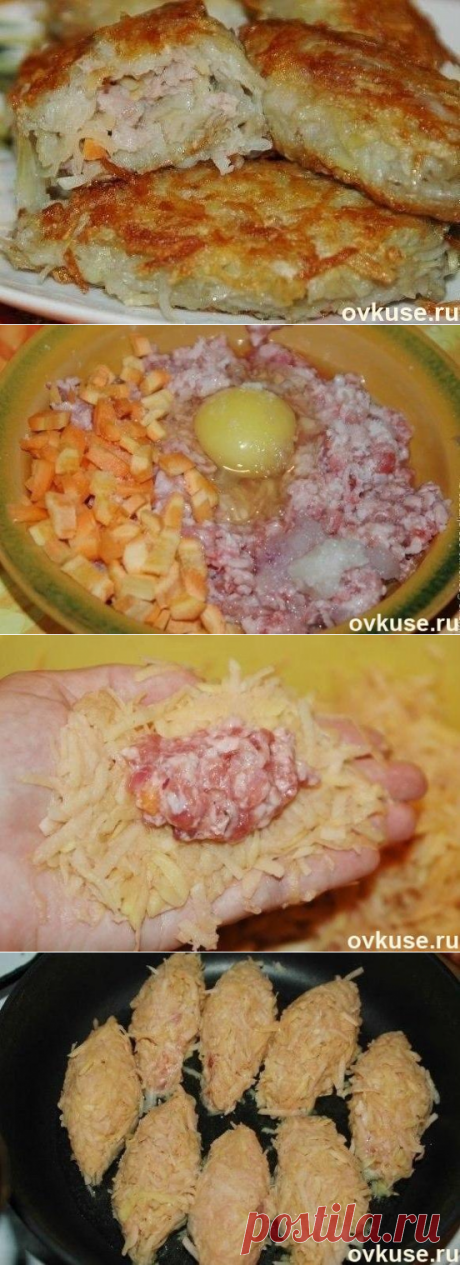 Картофельные зразы с мясным фаршем - Простые рецепты Овкусе.ру