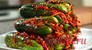 Самые вкусные рецепты: Корейские огурчики "Ои собаги"