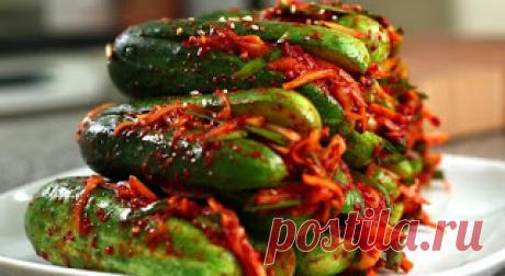 Самые вкусные рецепты: Корейские огурчики &quot;Ои собаги&quot;