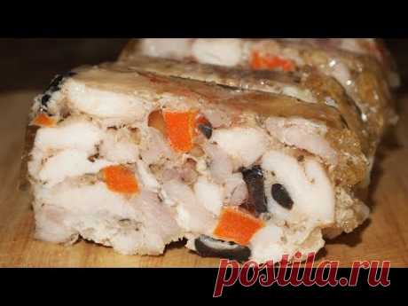 Желированная КОЛБАСА из...КРОЛИКА!