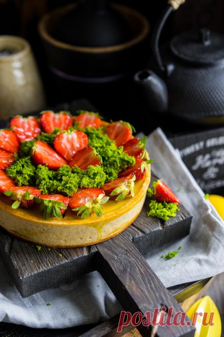 Лимонный тарт с клубникой и фисташками - новое летнее открытие - Andy Chef - блог о еде и путешествиях, пошаговые рецепты, интернет-магазин для кондитеров