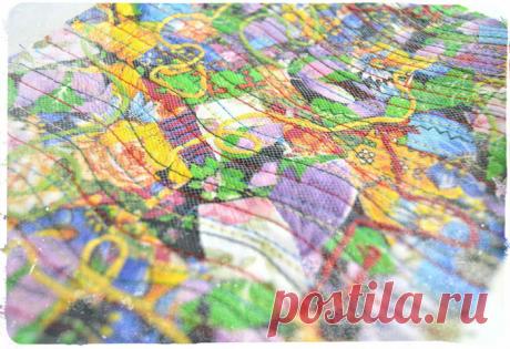 ЛОСКУТНАЯ ТКАНЬ СВОИМИ РУКАМИ ИЗ ОБРЕЗКОВ