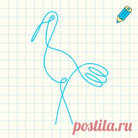 ​Рисуем с детьми, не отрывая руки