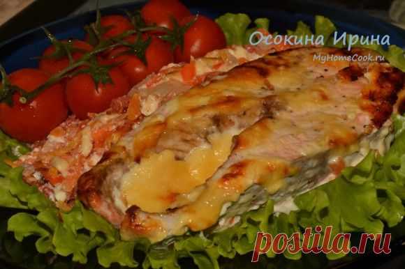 Запечённые стейки кеты. Рецепт с фото