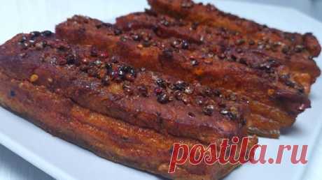 Запеченная свиная грудинка. Простое и вкусное домашнее блюдо | КУЛИНАРНЫЙ MIX | Дзен