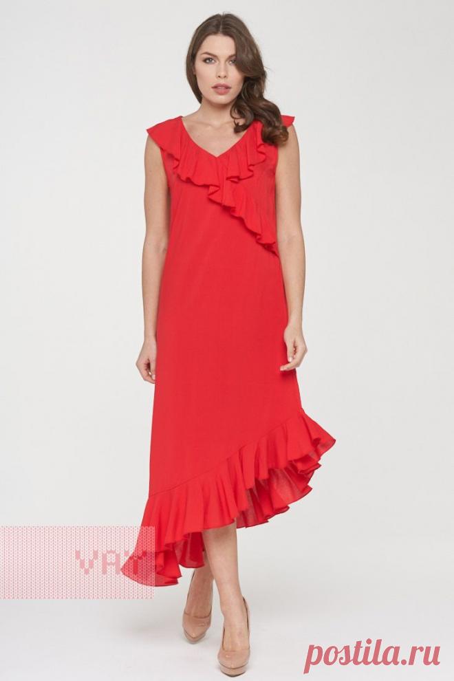 Летние платья от марки VAY. Женские летние платья VAY (артикул 191-3481), цветовое решение доблестный мак. Ещё больше женских платьев марки ВЭЙ на оптовом сайте производителя VAY - Ньювэй.ру https://www.newvay.ru