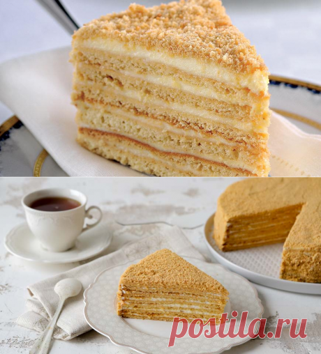 Классический торт Медовик.