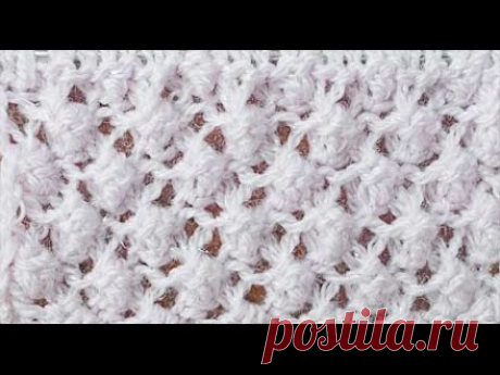АЖУРНЫЕ УЗОРЫ спицами