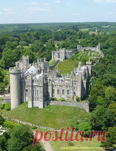 Arundel Castle, Arundel, West Sussex, England. www.castlesandmanorhouses.com Arundel Castle is a restored medieval castle. It was established by Roger de Montgomery on Christmas Day 1067 as a motte...