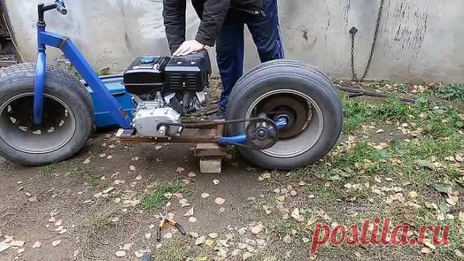 Крутой Super BIKE теперь с мотором.