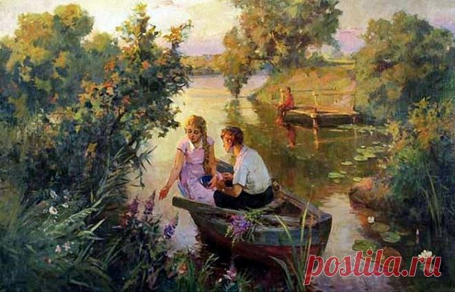 Борис Щербаков. "Влюбленные".