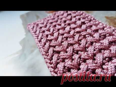 Как связать крючком оригинальный плетёный узор❤ crochet pattern. - YouTube