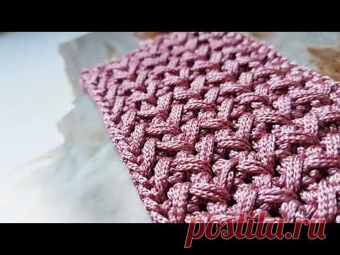 Как связать крючком оригинальный плетёный узор❤ crochet pattern. - YouTube