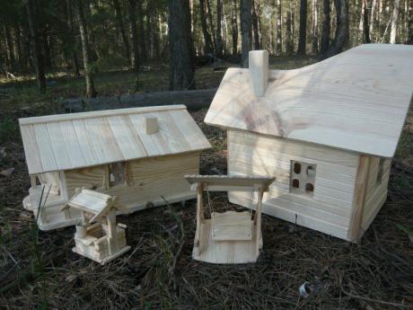 Деревянные игрушки hand-made. Кукольные домики.