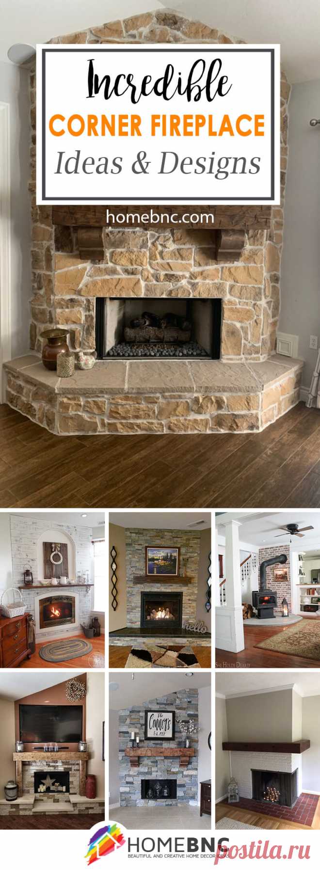 16 Best DIY Corner Fireplace Ideas for a Cozy Living Room in 2019