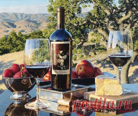 Как художник-самоучка стал известным мастером «винного натюрморта», придумав новую акварельную технику