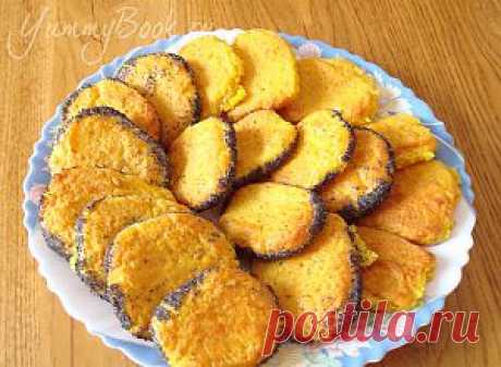 Песочное печенье с сыром и кунжутом