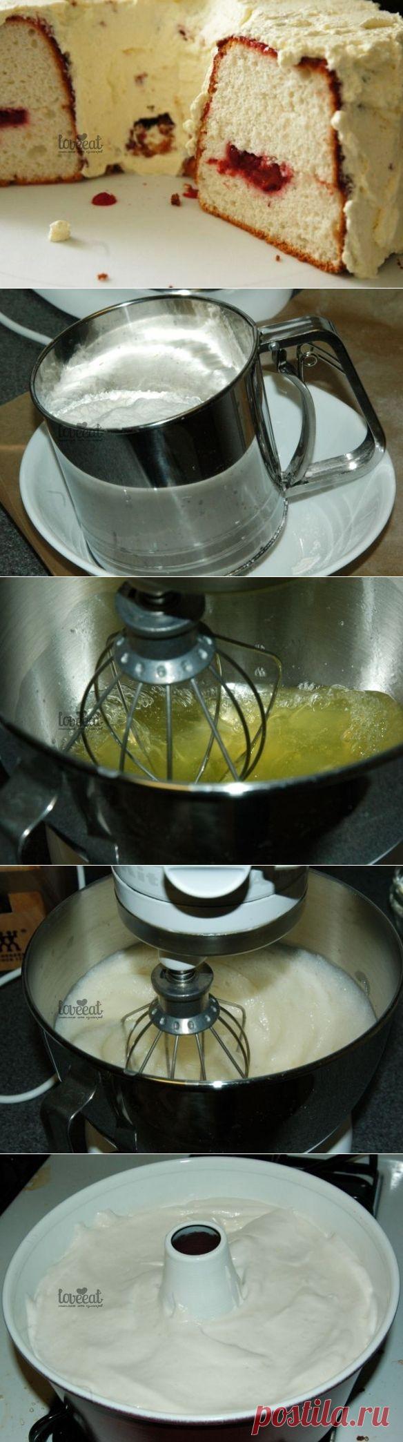 Американский бисквит с клубникой | Домашняя выпечка