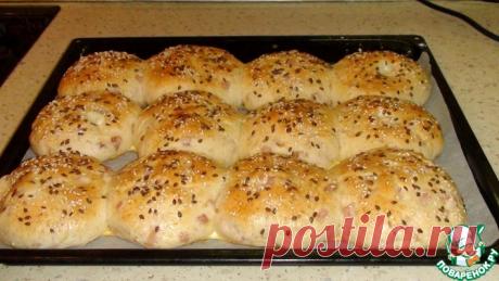 Булочки с ветчиной и сыром Кулинарный рецепт