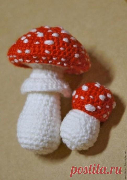Вяжем мухоморчики