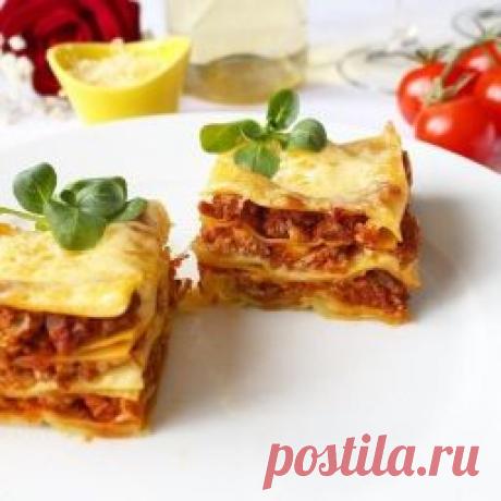 Лазанья - Лучшие кулинарные рецепты интернета