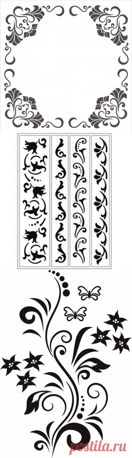 трафареты для декора шаблоны: 22 тыс изображений найдено в Яндекс.Картинках