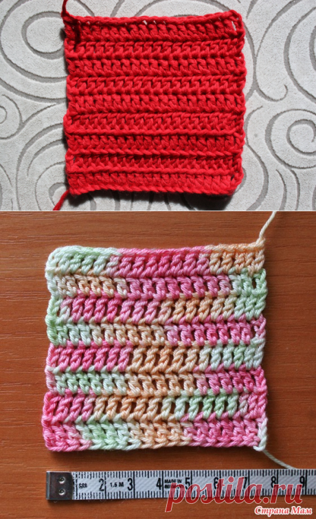 Столбик с накидом. Образцы - Страна Мам