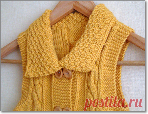 Сарафанчик спицами