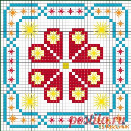 Кривулька-Тюльпан «Индия» | Крестик