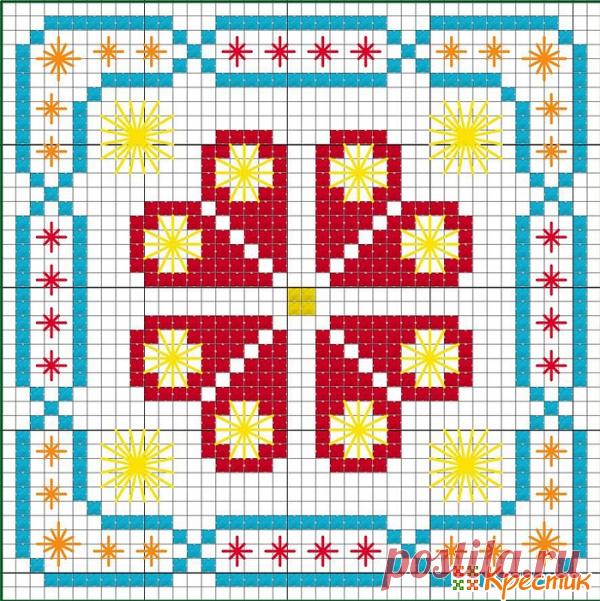 Кривулька-Тюльпан «Индия» | Крестик