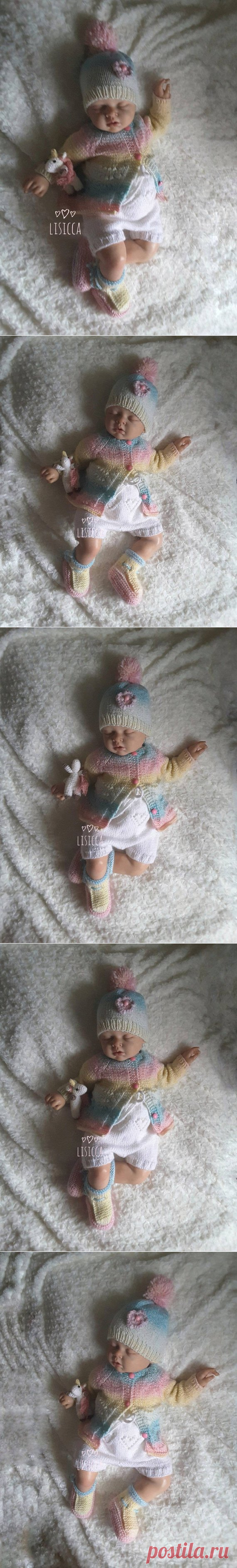 Knitted baby clothes Baby girl coming home outfit Newborn | Etsy