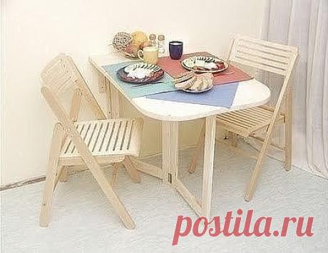 Складной столик своими руками. Для малогабаритных помещений