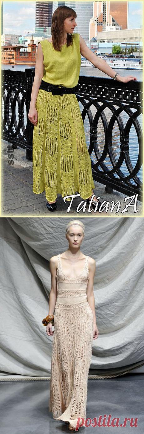 Летнее платье узором &quot;Медвежьи лапки&quot;