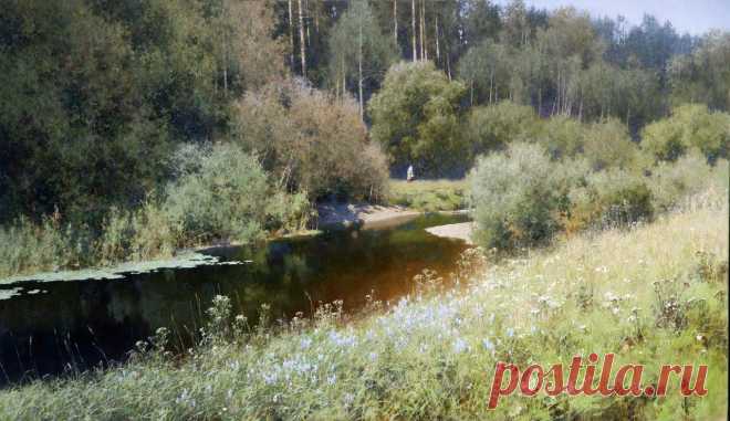 Таинственная речка. 2011. 70х120