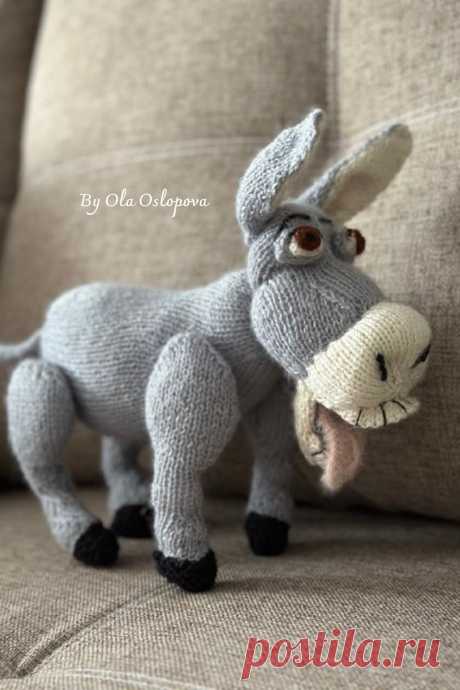 Схема вязания ослика от Олы Ослоповой - OlaKnittedBears
Donkey knitting pattern by Ola Oslopova - OlaKnittedBears
Donkey is Shrek best friend!! Shrek explains to donkey that they are friends💚💚💚Burro Shrek #knittig 
Осёл — лучший друг Шрека!! Шрек объясняет ослу, что они друзья💚💚💚Ослик Шрек #вязание