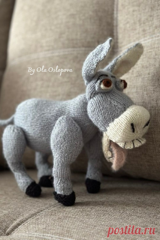 Схема вязания ослика от Олы Ослоповой - OlaKnittedBears
Donkey knitting pattern by Ola Oslopova - OlaKnittedBears
Donkey is Shrek best friend!! Shrek explains to donkey that they are friends💚💚💚Burro Shrek #knittig 
Осёл — лучший друг Шрека!! Шрек объясняет ослу, что они друзья💚💚💚Ослик Шрек #вязание