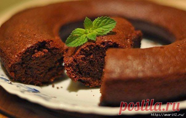 Шоколадный манник с сухофруктами..