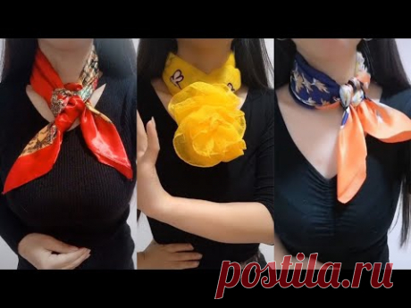 20 Ways To Wear a Scarf + How-To Tips ! Best Ways to Wear a Scarf #3