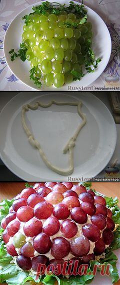 Вкусный слоеный салат "Тиффани".