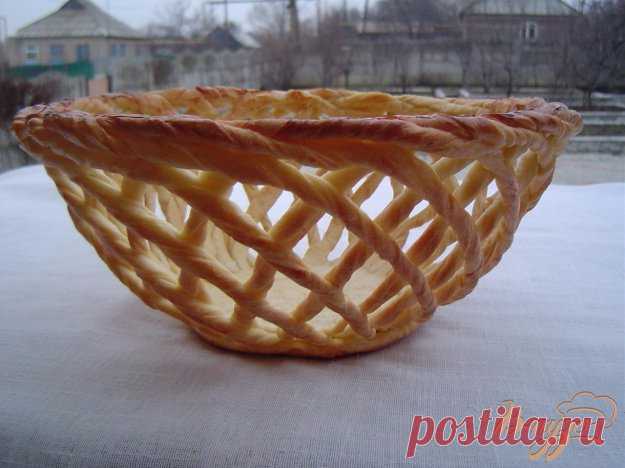 Рецепт корзинки из дрожжевого теста